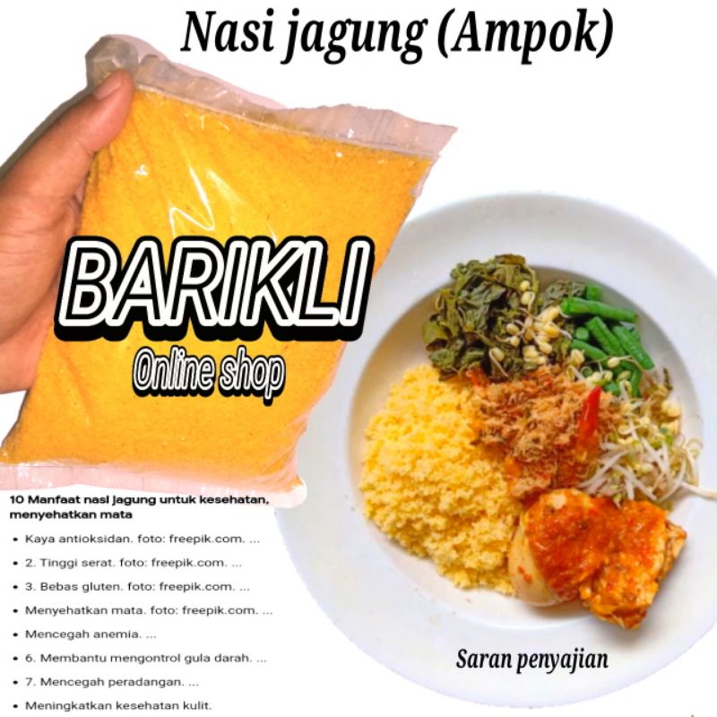 

instant corn rice ampok jagung nasi jagung instan 1 kg ampok instan nasi jagung gunung