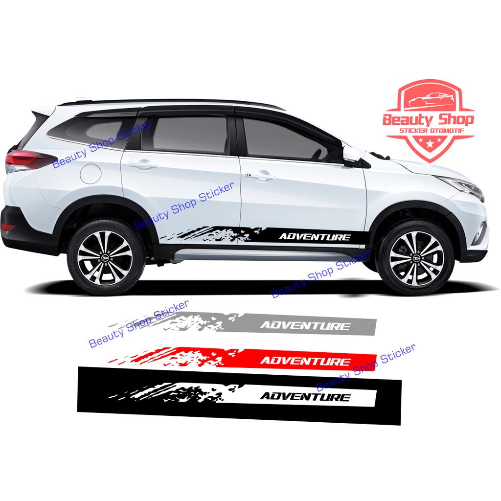 CUTTING STICKER TERIOS RUSH STIKER TERIOS RUSH ADVENTURE BODY SAMPING