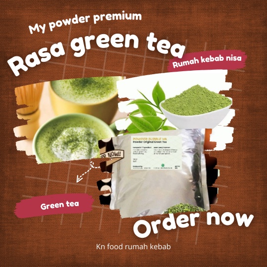 

Green Tea Powder Premium Kemasan 1 Kg Unt Kue dan Minuman