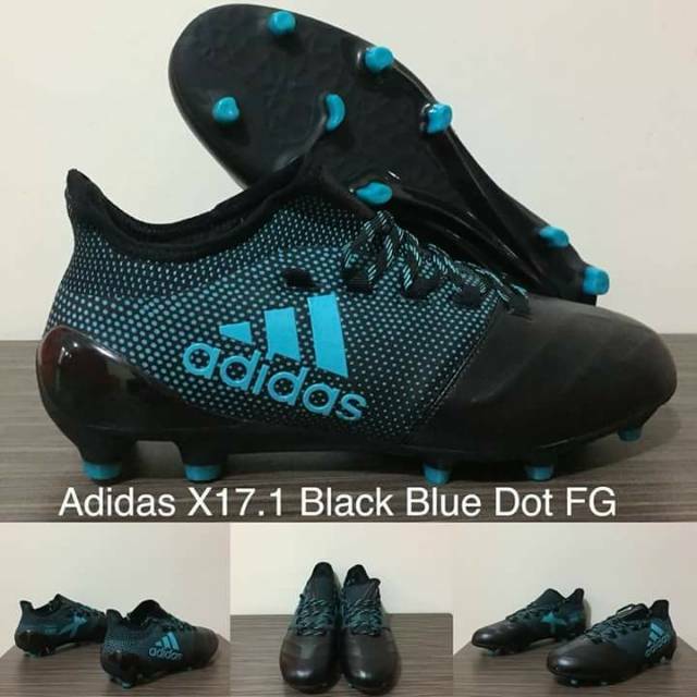 Adidas X17.1 Black Blue Dot