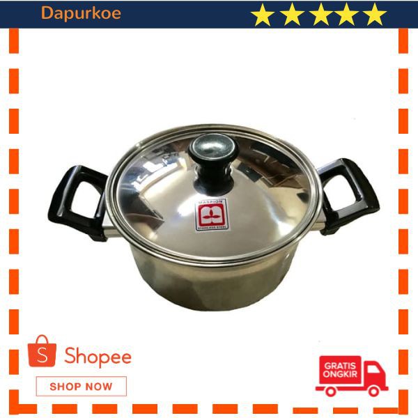 Promo Maspion Panci Stainless Steel 20cm - Silver Elegan