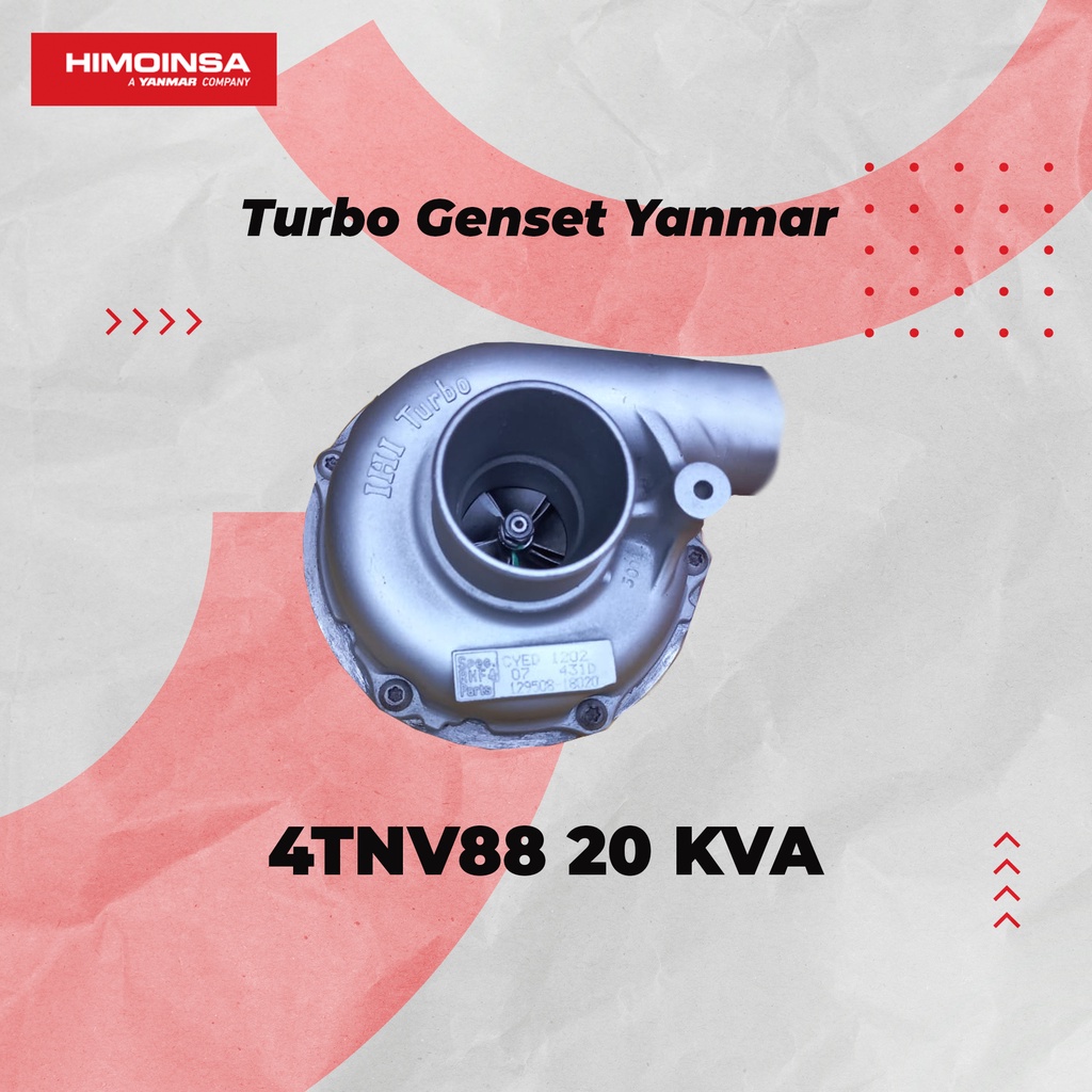 Turbo Genset Yanmar 4TNV88 20 Kva