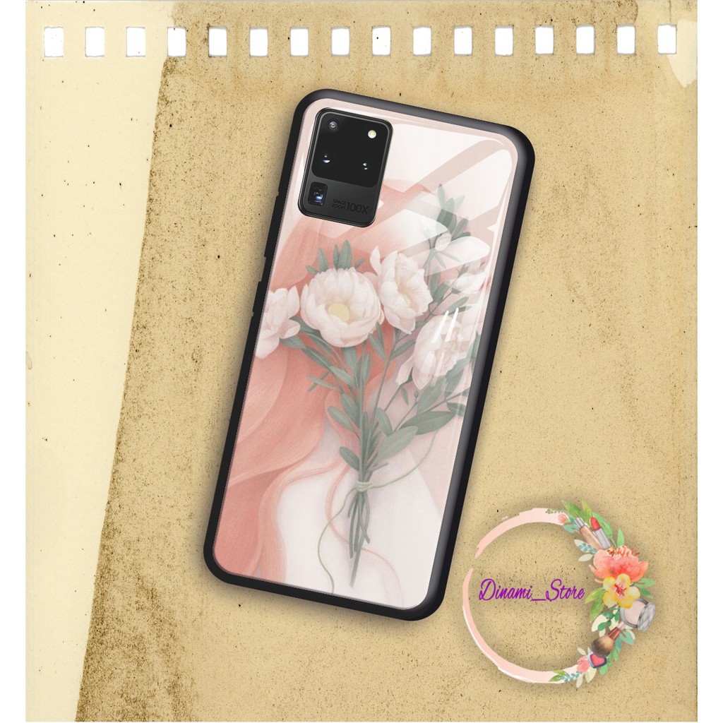 back case glass ART GIRL Vivo Y91 Y17 Y12 Y15 Y93 Y95 Y81 Y83 Y71 Y53 y20 Y30 Y50 V17 Y11 DST1245