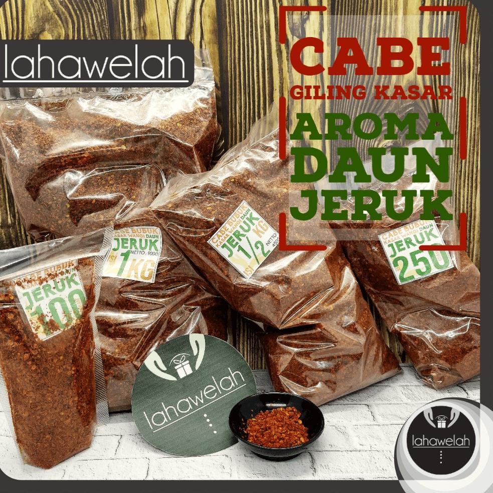

Baru [] 250g Cabe Bubuk Kasar DAUN JERUK by LAHA (bisa bisa KARGO) 95