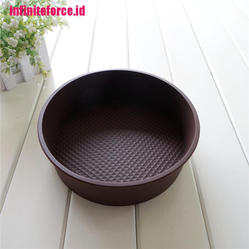 8 inch Silicone Mould Bakeware Round Cake Form Baking Pan color random