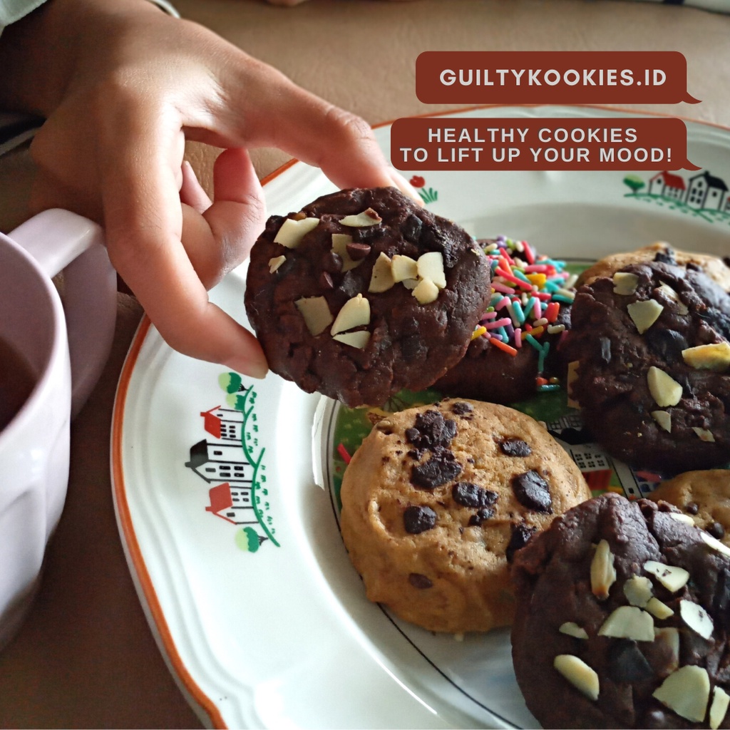 

GUILTYKOOKIES.ID | COOKIES | BROWNIES COOKIES | COOKIES RENYAH | COOKIES COKLAT | COOKIES ALMOND