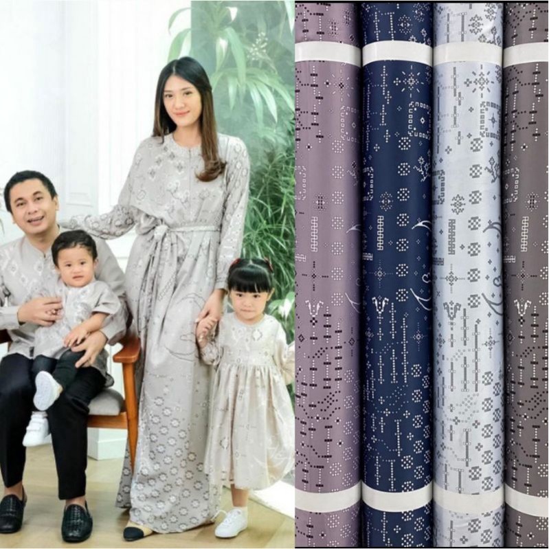 Kain DSilk motif Semesta Alam harga setengah meter