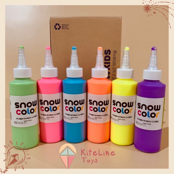 

Dijual Snowkids Snow Colour (6 Colour 140ml each) Alat Melukis Mewarnai Anak Diskon