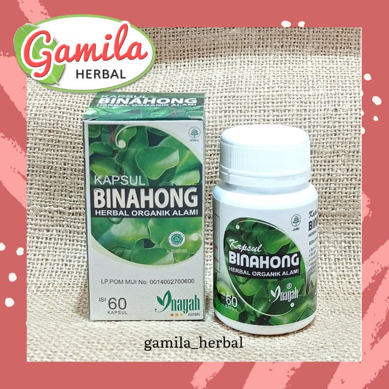 Kapsul Binahong Inayah / Kapsul ekstrak Daun Binahong