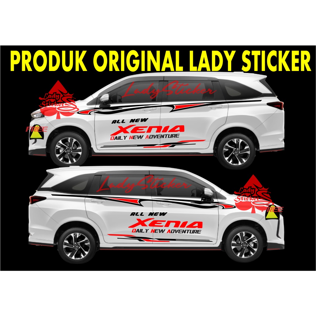 Sticker stiker mobil all new xenia stiker list mobil daihatsu all new xenia terbaru