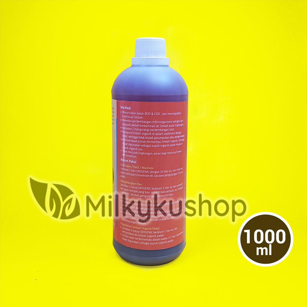 OXYGENIC PENGOLAHAN LIMBAH DAN TOILET 1000 ML KUNING