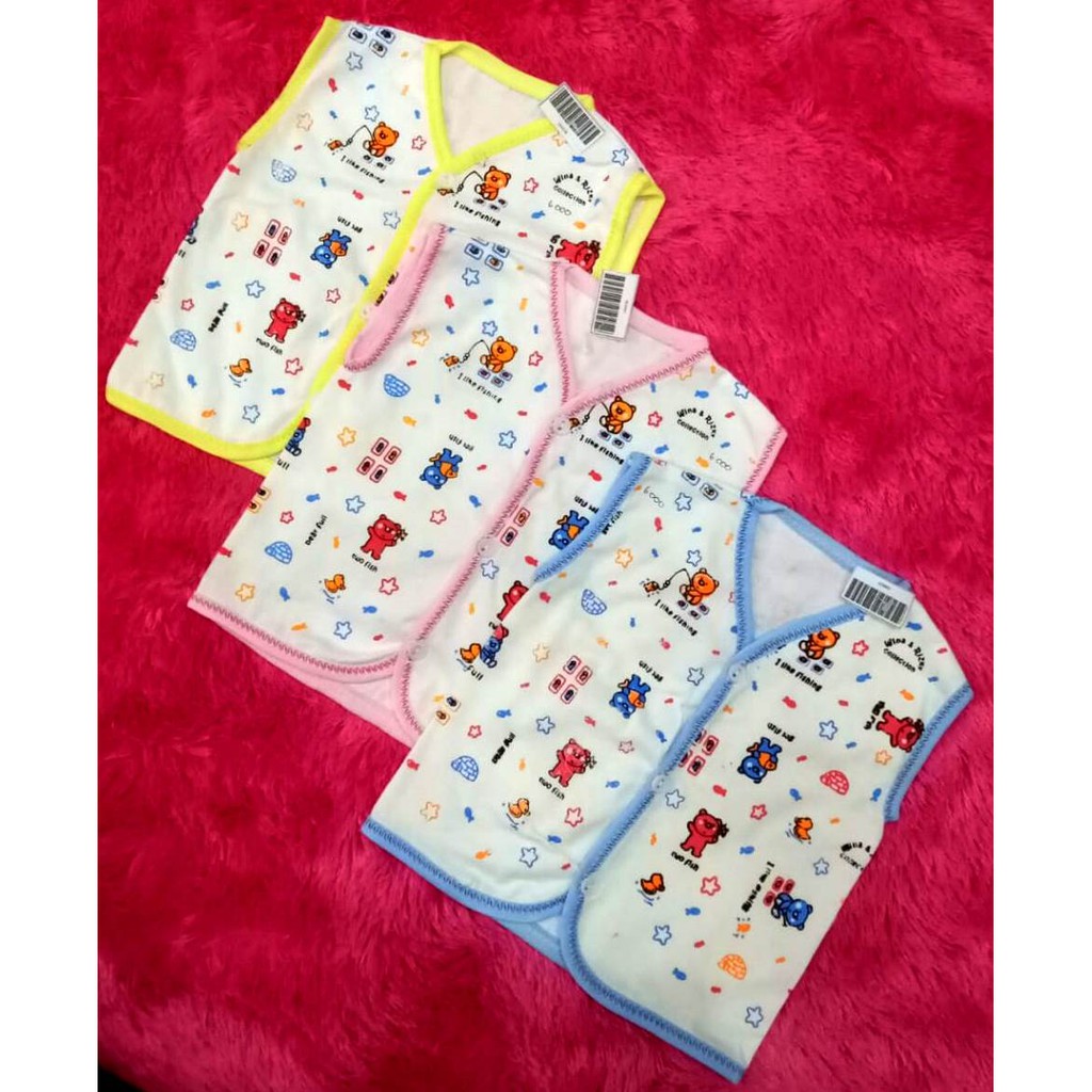 Baju Bayi Atasan Bayi  Kutung Pendek Panjang Hinhin BELI 5 DAPAT GIFT-Kutung
