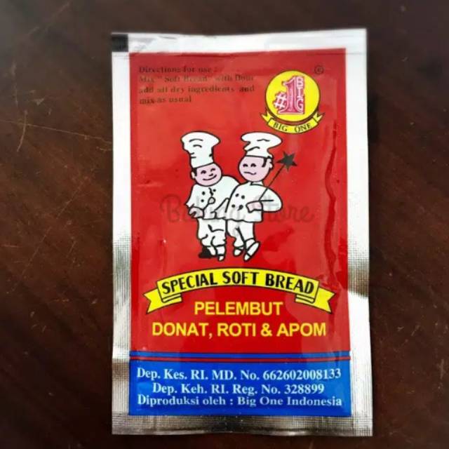 

Pelembut BIG ONE untuk roti, donut, apom, sachet 10 gram