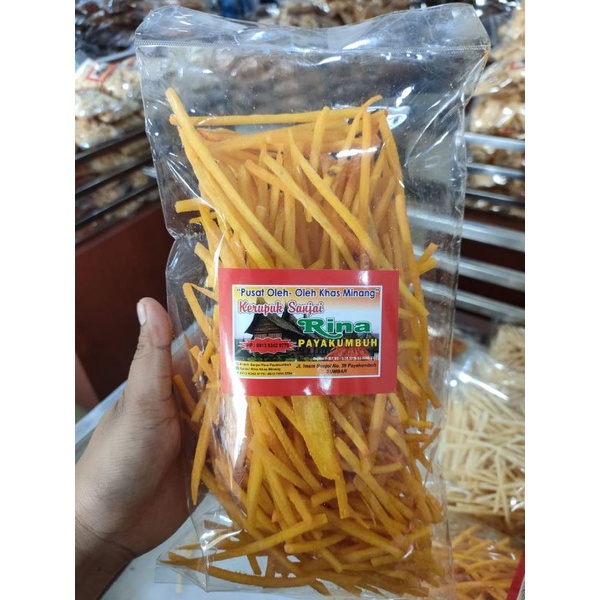 

LIDI RASA BALADO JAGUNG BUMBU ORIGINAL KHAS MINANG PAYAKUMBUH SUMBAR PADANG MERK RINA