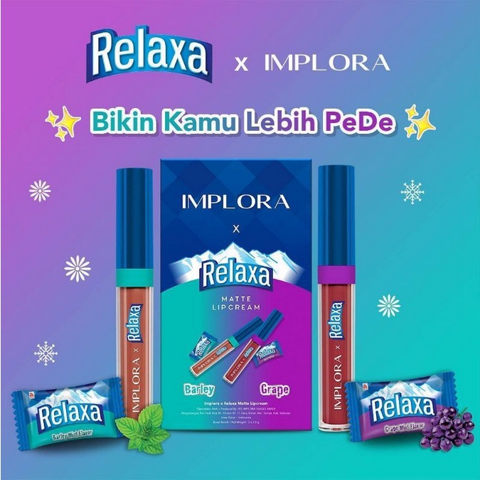 Implora X Relaxa Matte Lipcream (Limited Edition)