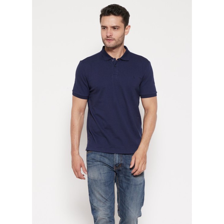 The-Fahrenheit Faded Glory Polo Man Shirt - Navy