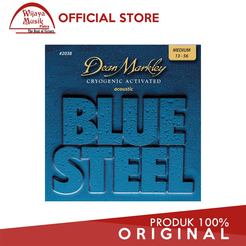 Dean Markley Senar / String Gitar Akustik MED 13-58 Blue Steel 2038