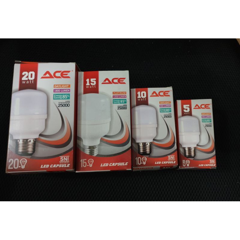 Ace Led capsule. Led bulb kapsul. kualitas bagus