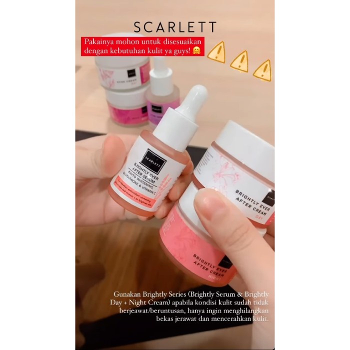 sa101c1z Scarlett Whitening Paket Hemat 4 Item Perawatan Wajah - Original - Paket Acne Zc2Z01X