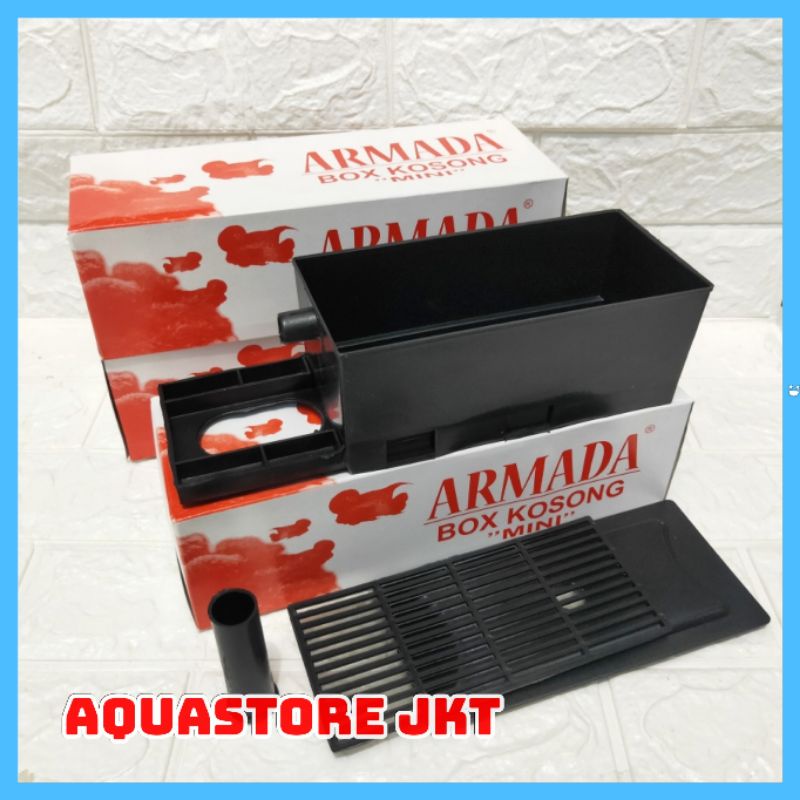 BOX FILTER AQUARIUM KOSONG KECIL -  BOX TOP TALANG FILTER KOSONG KECIL MURAH