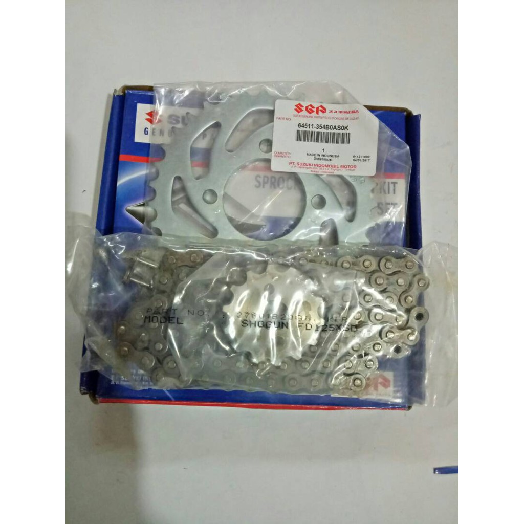 Gear Set / Gear paket /Girset shogun 125/ smash Original SGP 100%