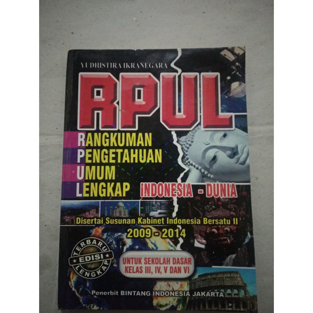 Original bekas RPUL INDONESIA - DUNIA Disertai Susunan Kabinet Indonesia Bersatu II 2009 - 2014