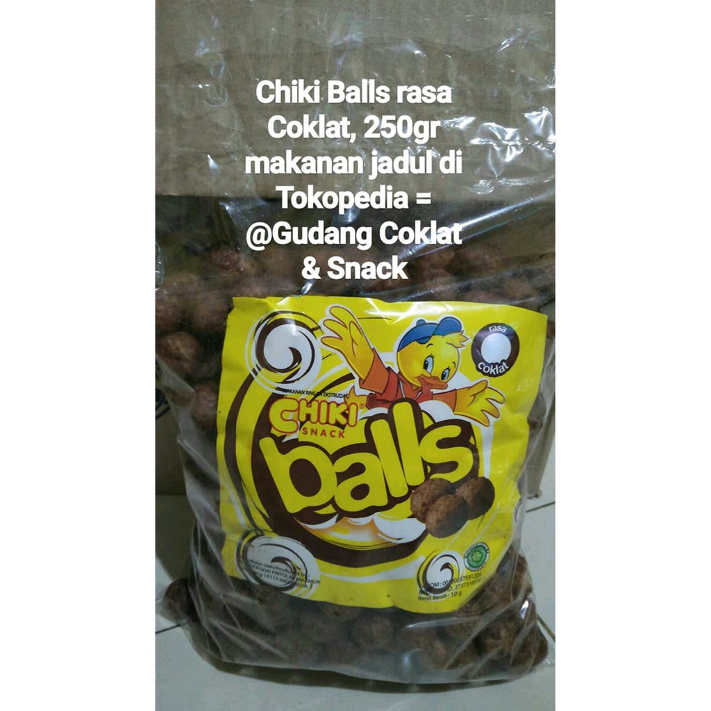 

Promo CHIKI BALLS rasa Coklat 250gram Murah