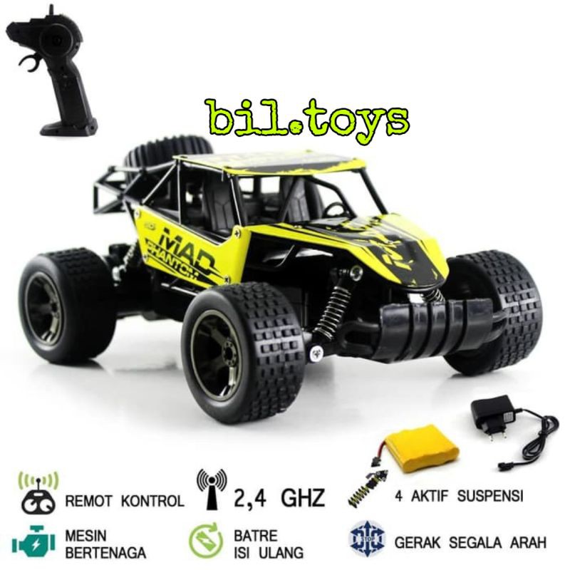 MAINAN ANAK LAKI LAKI MOBIL REMOTE CONTROL RC THE KING CHEETAH TURBO BUGGY KADO ANAK ULANG TAHUN