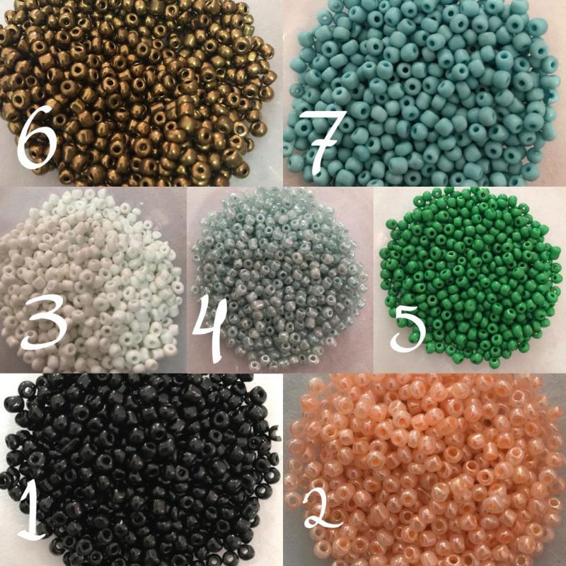 Manik/ mute pasir kapur/ manik kecil halus