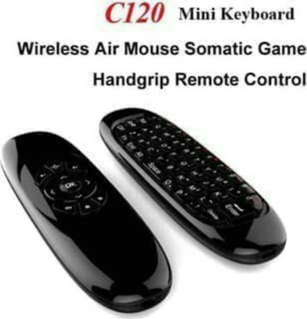 [COD] MINI KEYBOARD C120 WIRELESS / KEYBORD MINI C120 2.4G WIRELESS KEYBOARD 6-AXIS GYROSCOPE AIR MOUSE REMOTE CONTROL TV