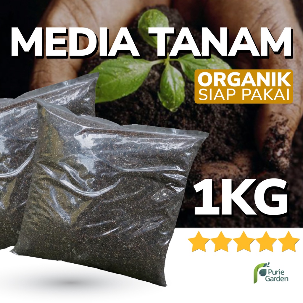 Media Tanam Organik Siap Pakai Tanaman Subur 1Kg PG KDR