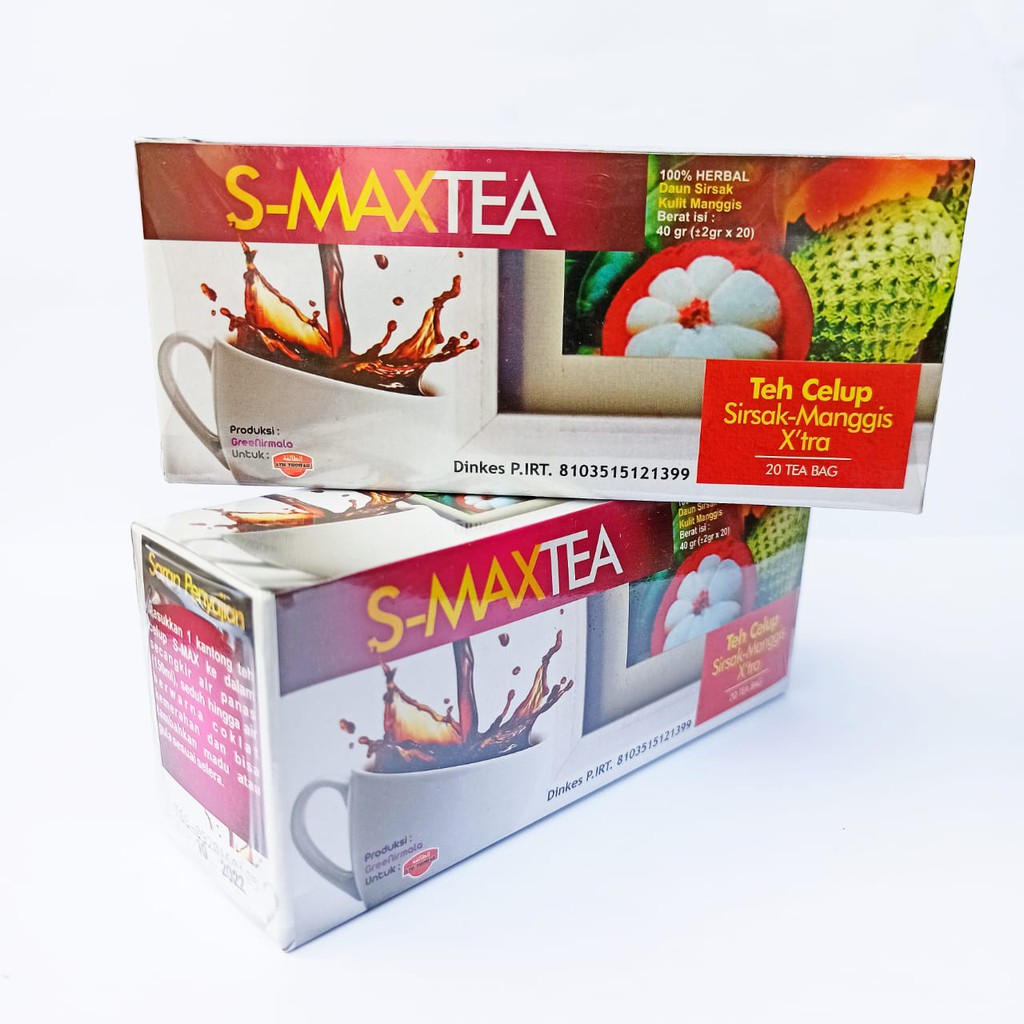 

S-MAX Tea - Teh Celup Extrak Sirsak dan Kulit Manggis