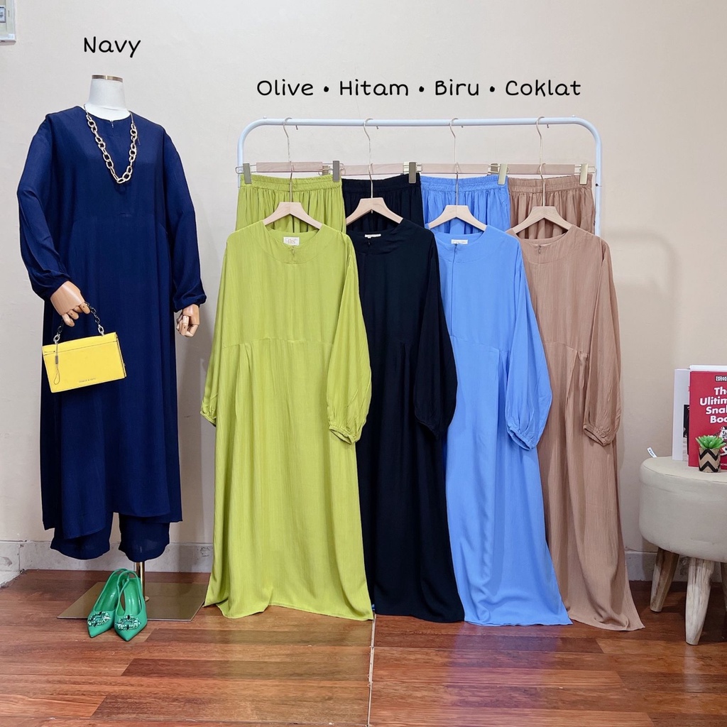 Oneset Krinkle Premium Belah Samping-8