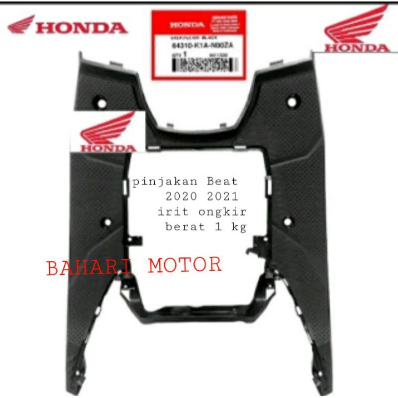 Dasbor injekan kaki atau bordes pinjakan kaki Honda Beat new 2020 2021 Beat street new Led original