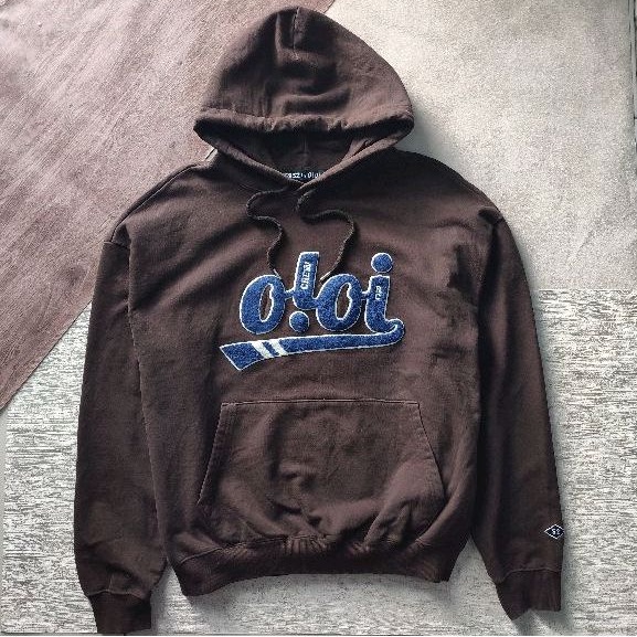 HOODIE OIOI BROWN