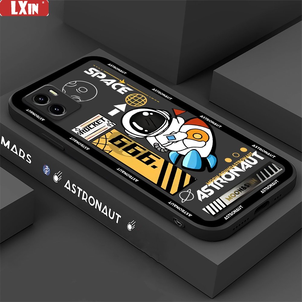 Soft Case Bahan TPU Bentuk Kotak Untuk VIVO Y02 Y16 Y22 Y35 Y21A Y12s Y20 Y33S Y21S Y11 Y12 Y15 Y17 Y19 Y15S Y15A Y01 Y20S Y20i Y19 Y20i Y50 Y1 Stro Y1s Y30