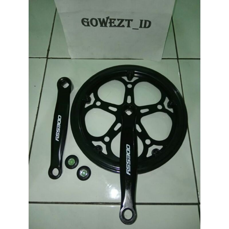 Gear Gir Crank Sepeda Lipat Minion ODESSY 52T Single Chainwheel Hitam | High Quality