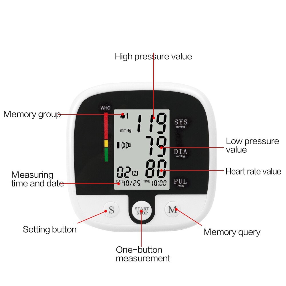 [COD] Alat Kesehatan / Tensi Darah / Pengukur Tekanan Darah Electronic Blood Pressure Monitor