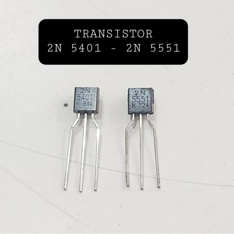 TRANSISTOR AUDIO 2N5401 2N5551 IC SUARA 2N 5401 2N 5551