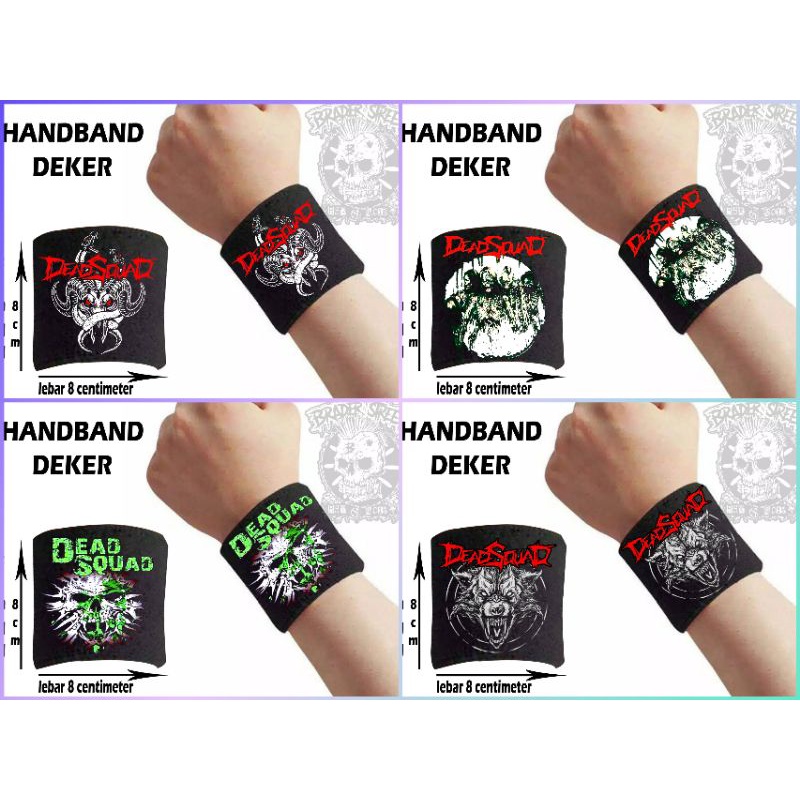 deker metal,deker band metal,deker deadsquad,handband metal,handband dead squad,ikat tangan,handuk t