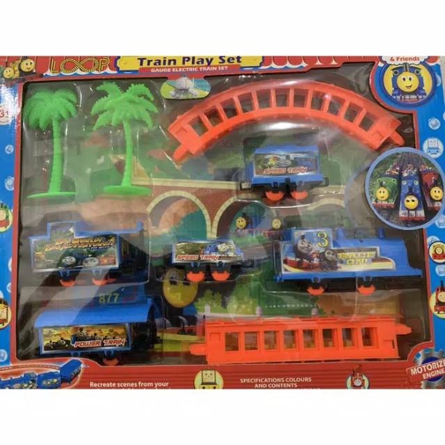 Train Play Set Thomas | Mainan Kereta-keretaan Thomas | SNI