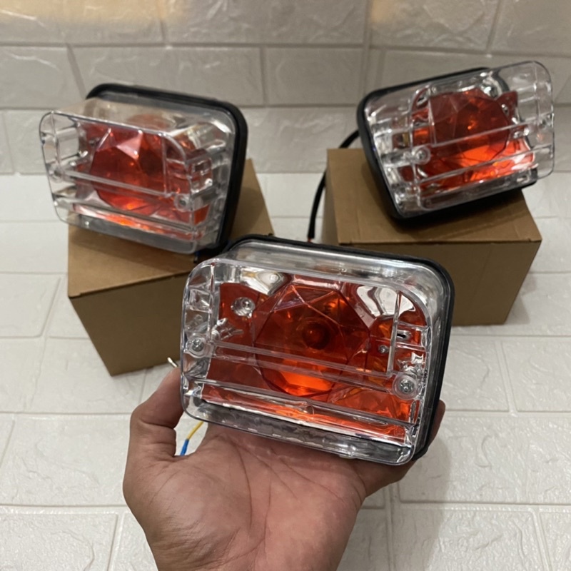 stoplam gl100 lampu belakang gl100 kaca bening stopan gl100 lampu stoplamp gl100 mika bening