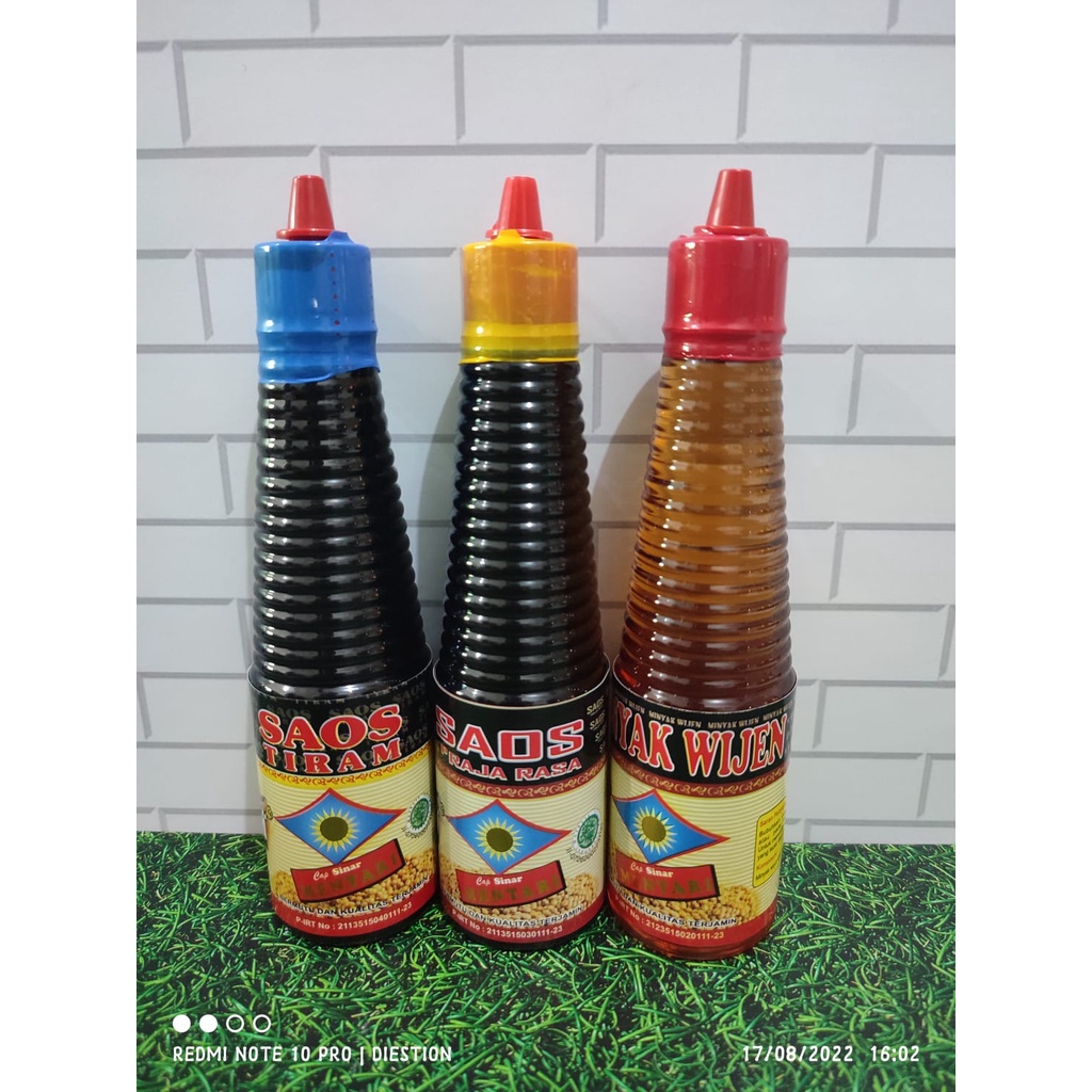 Paket Trio Favorit {Minyak Wijen , Saos Tiram , Saos Rajarasa}