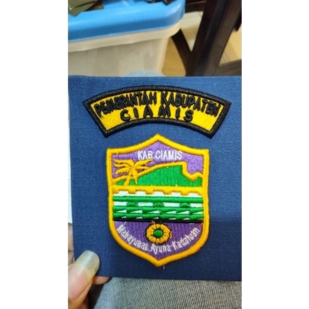 emblem satuan bordir mantul