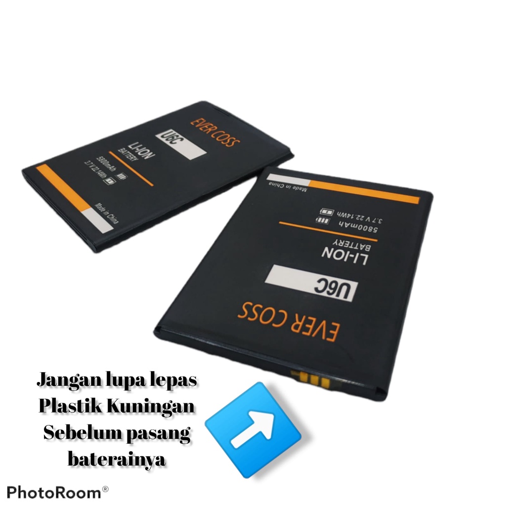 BATERAI BATTERY BATRE EVERCOSS U6C XTREME 2 PRIME ORIGINAL BATERI EVERCOSS U6C