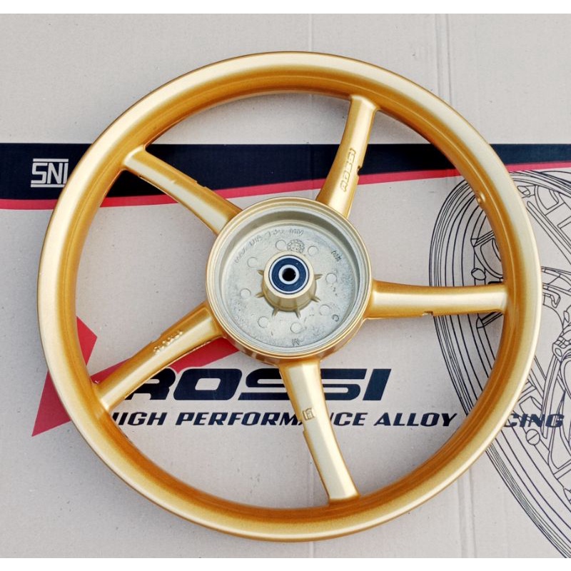 VELG/PELAK RACING BELAKANG V ROSSI MODEL RCB PALANG 5 VEGA R LAMA/FIZR/F1ZR/FORCE ONE/JUPITER Z LAMA