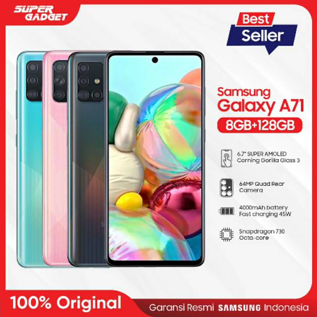 Samsung Galaxy A71 Ram 8/128 GB Garansi Resmi S   amsung