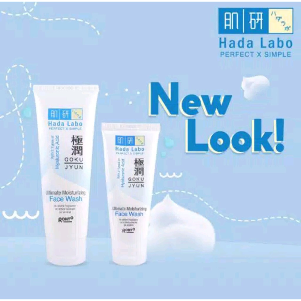 Hada labo gokujyun ultimate moisturizing face wash