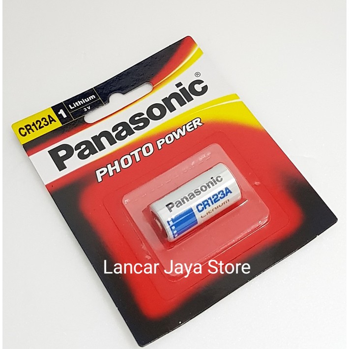 Baterai Panasonic CR123A ORIGINAL