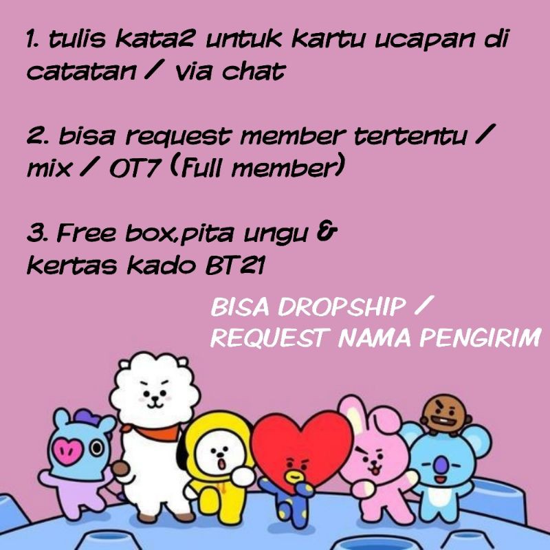 Hampers Lampu BTS / Fankit BTS Army